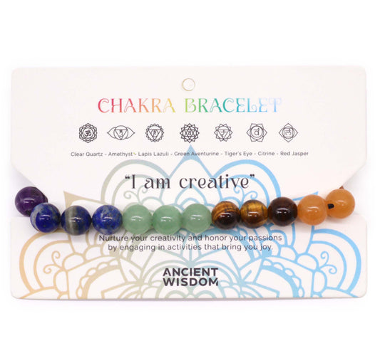 Chakra String Bracelet - 21 Stones