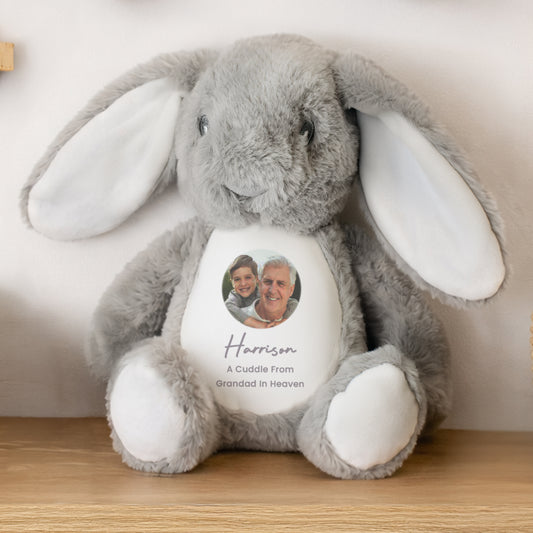 Personalised Sentimental Photo Upload Bunny