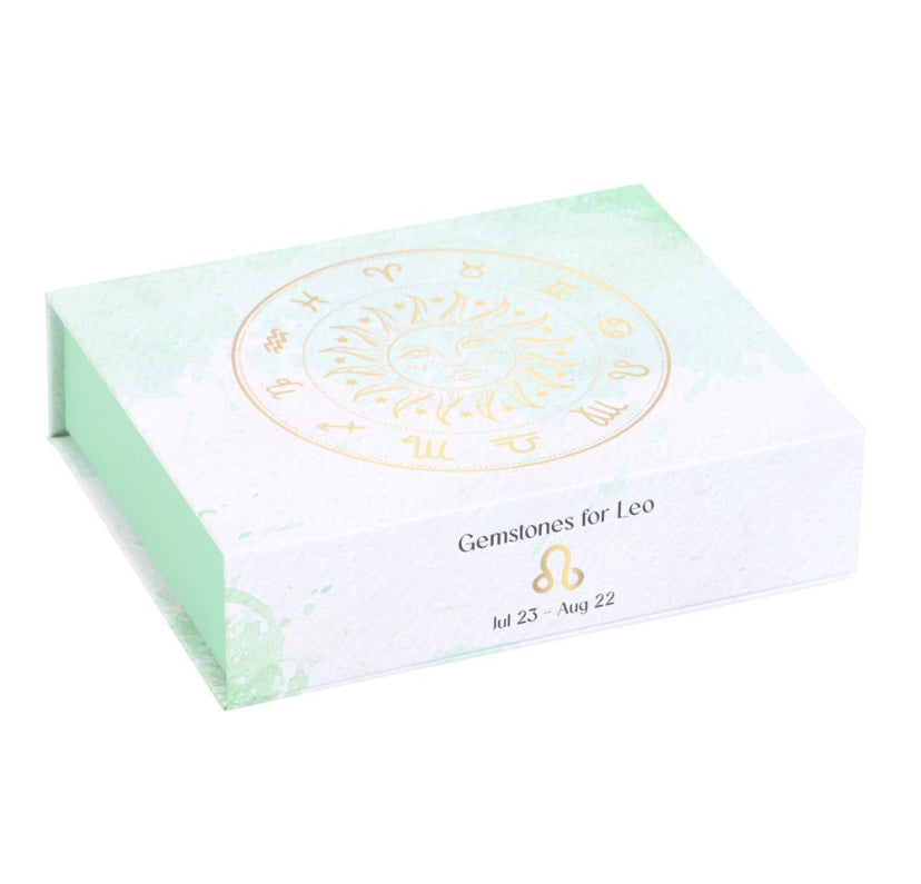 Leo Crystal Tumblestone Set