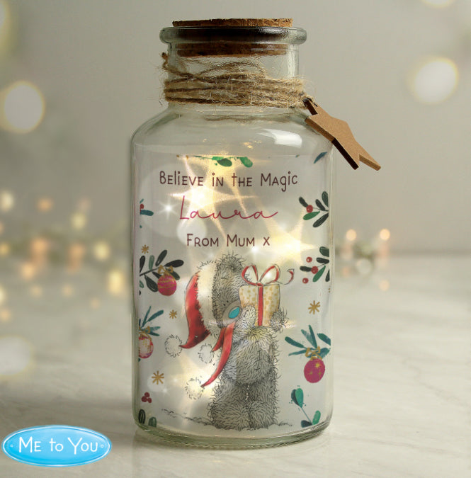 Personalised Me to You Cosy Winter Led Jar