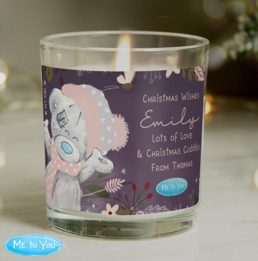 Personalised Me to You Cosy Winter Candle Jar