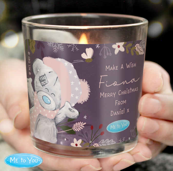 Personalised Me to You Cosy Winter Candle Jar