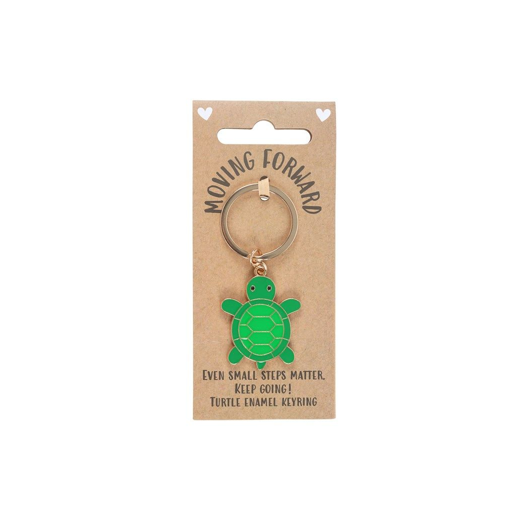Moving Forward Turtle Keyring