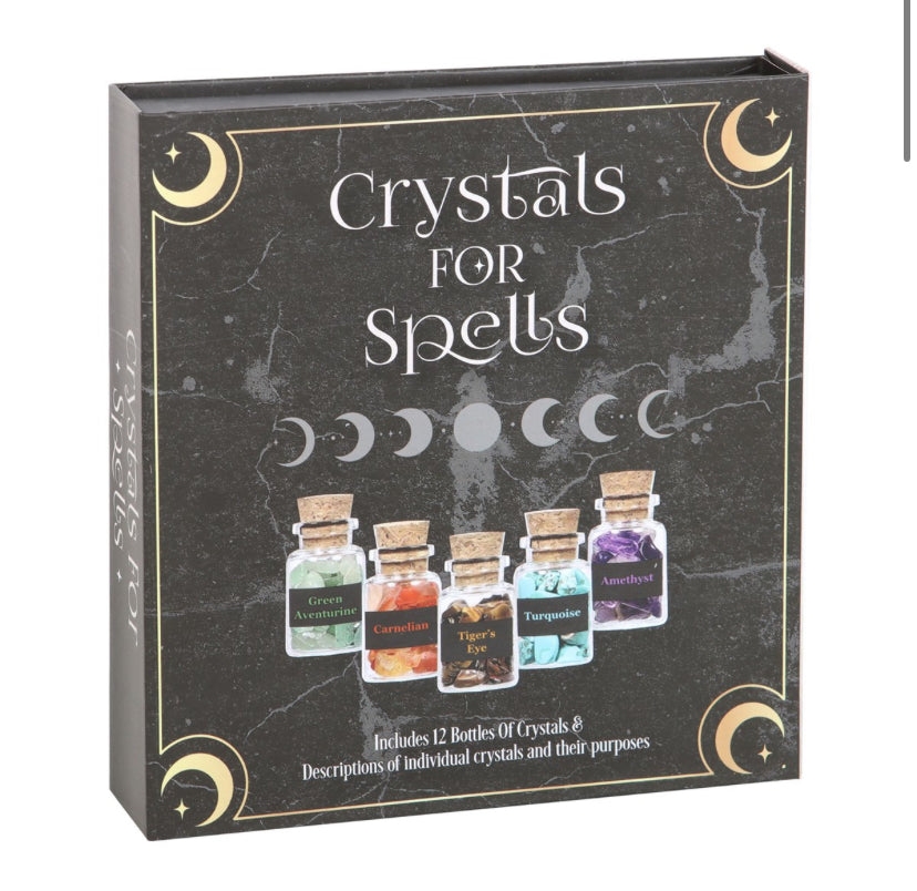 Crystals for Spells Crystal Chip Bottle Gift Set