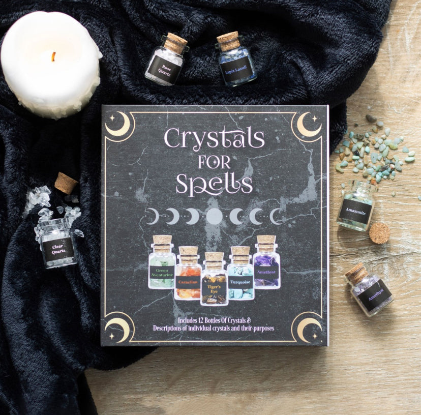 Crystals for Spells Crystal Chip Bottle Gift Set