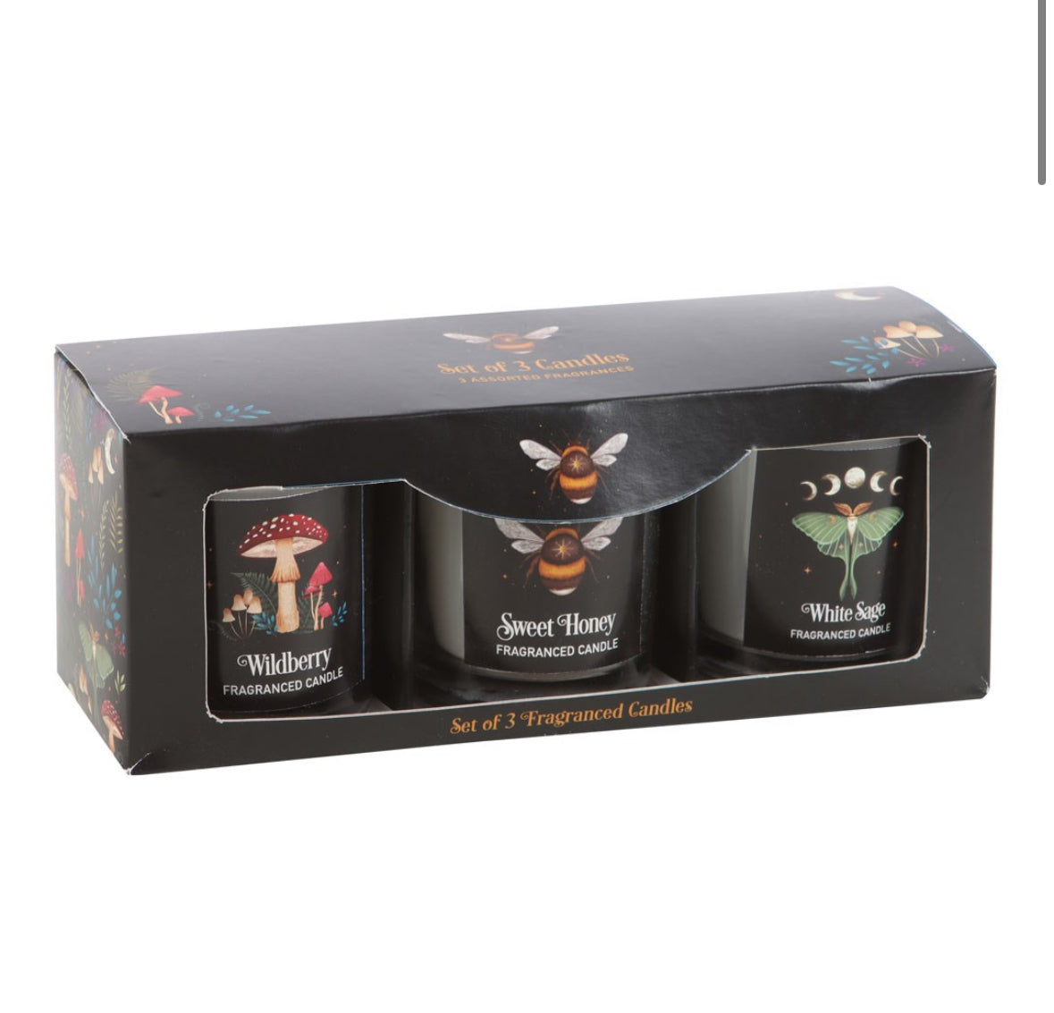 Dark Forest Votive Candle Trio