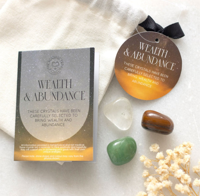 Wealth & Abundance Healing Crystal Set