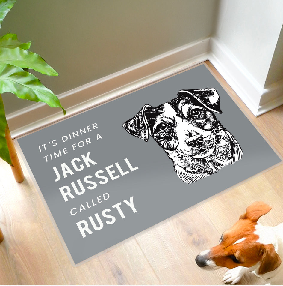 Personalised Dog Breed Food Mat