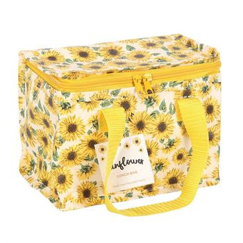 Sunflower Print Lunch Bag