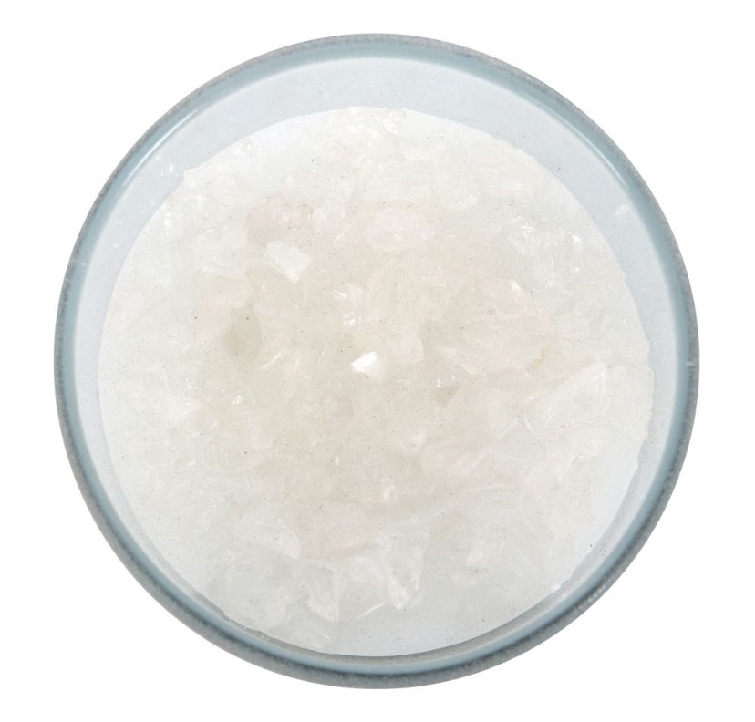 Positive Energy White Sage Crystal Chip Candle