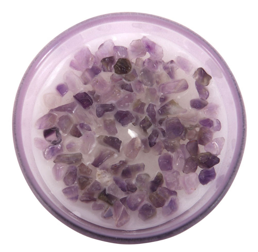 Abundance French Lavender Crystal Chip Candle