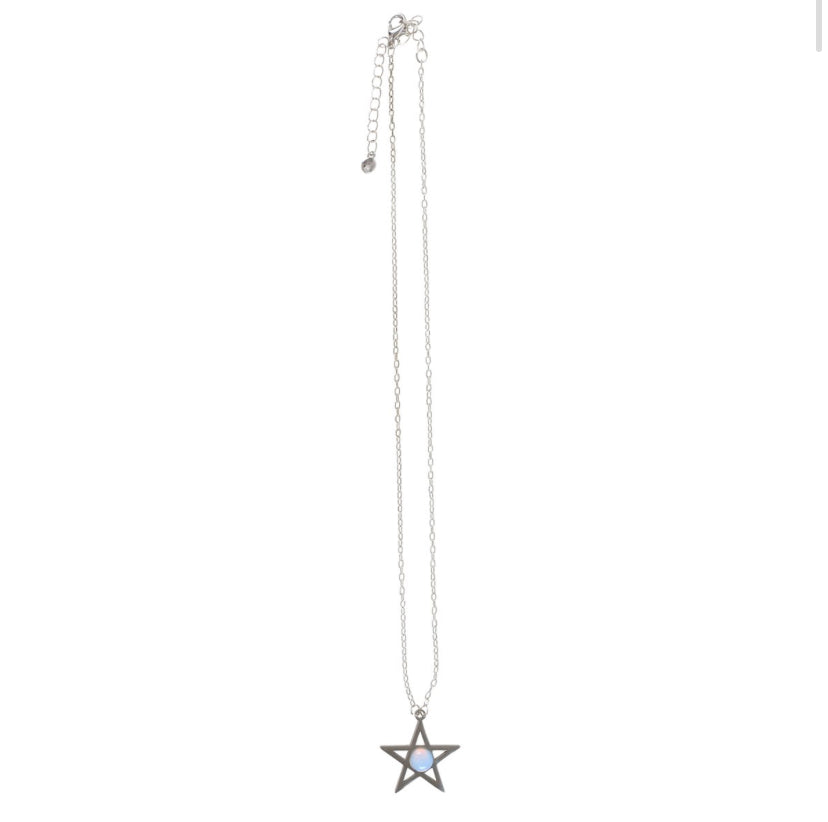 Opalite Star Necklace Card