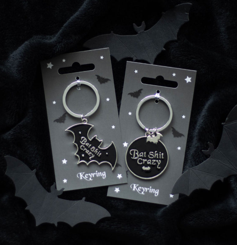 Bat Shit Crazy Keyring