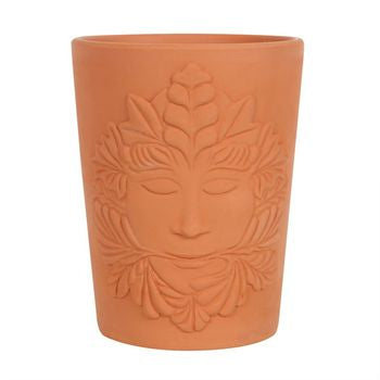 16cm Green Goddess Terracotta Plant Pot