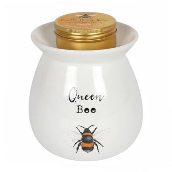 Large Queen Bee Wax Melt Burner Gift Set