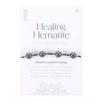 Healing Hematite String Bracelet