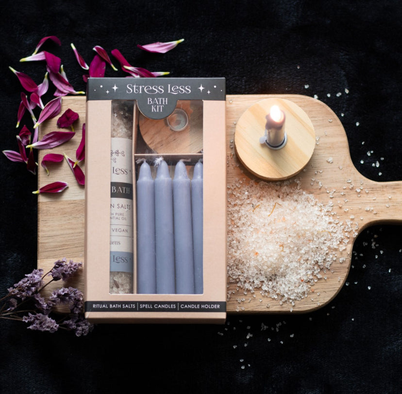 Stress Less Herbal Ritual Bath Kit