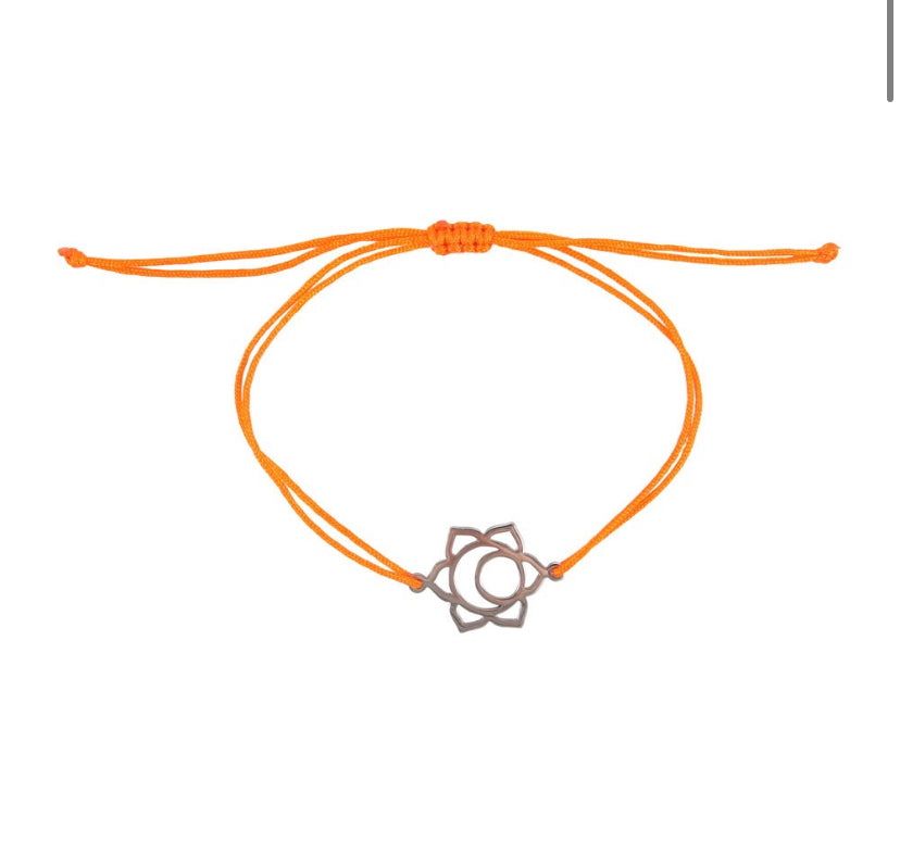 Sacral Chakra Charm Bracelet