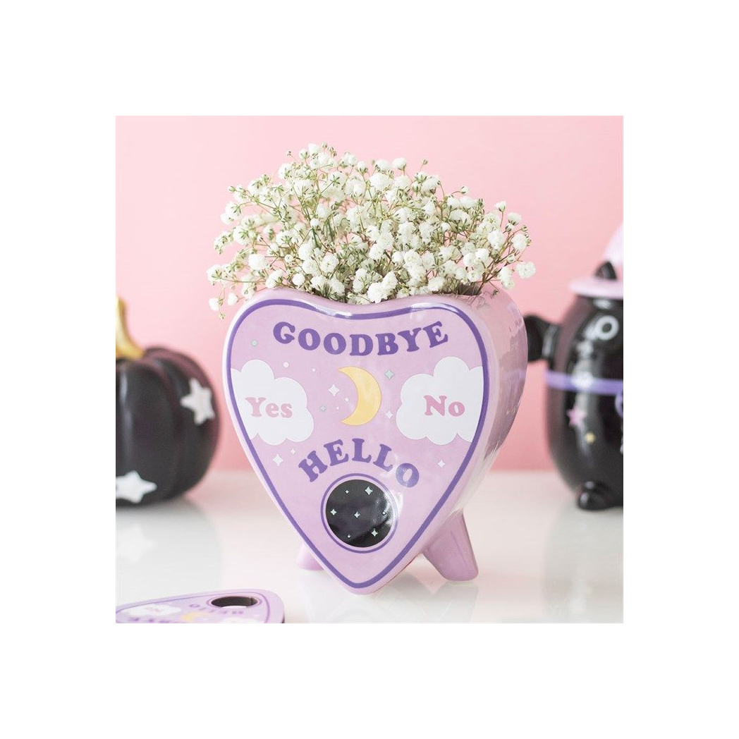 Pastel Talking Board Planchette Flower Vase
