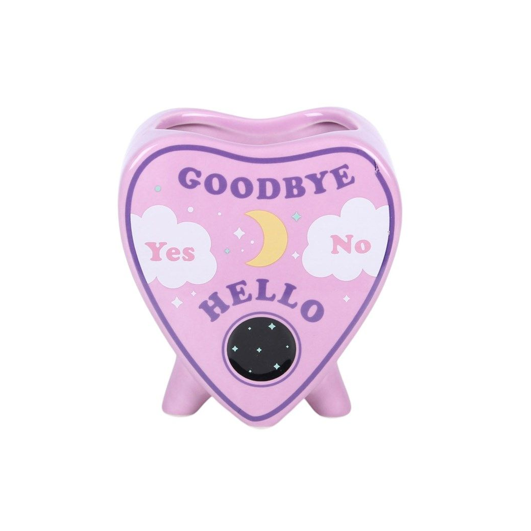 Pastel Talking Board Planchette Flower Vase