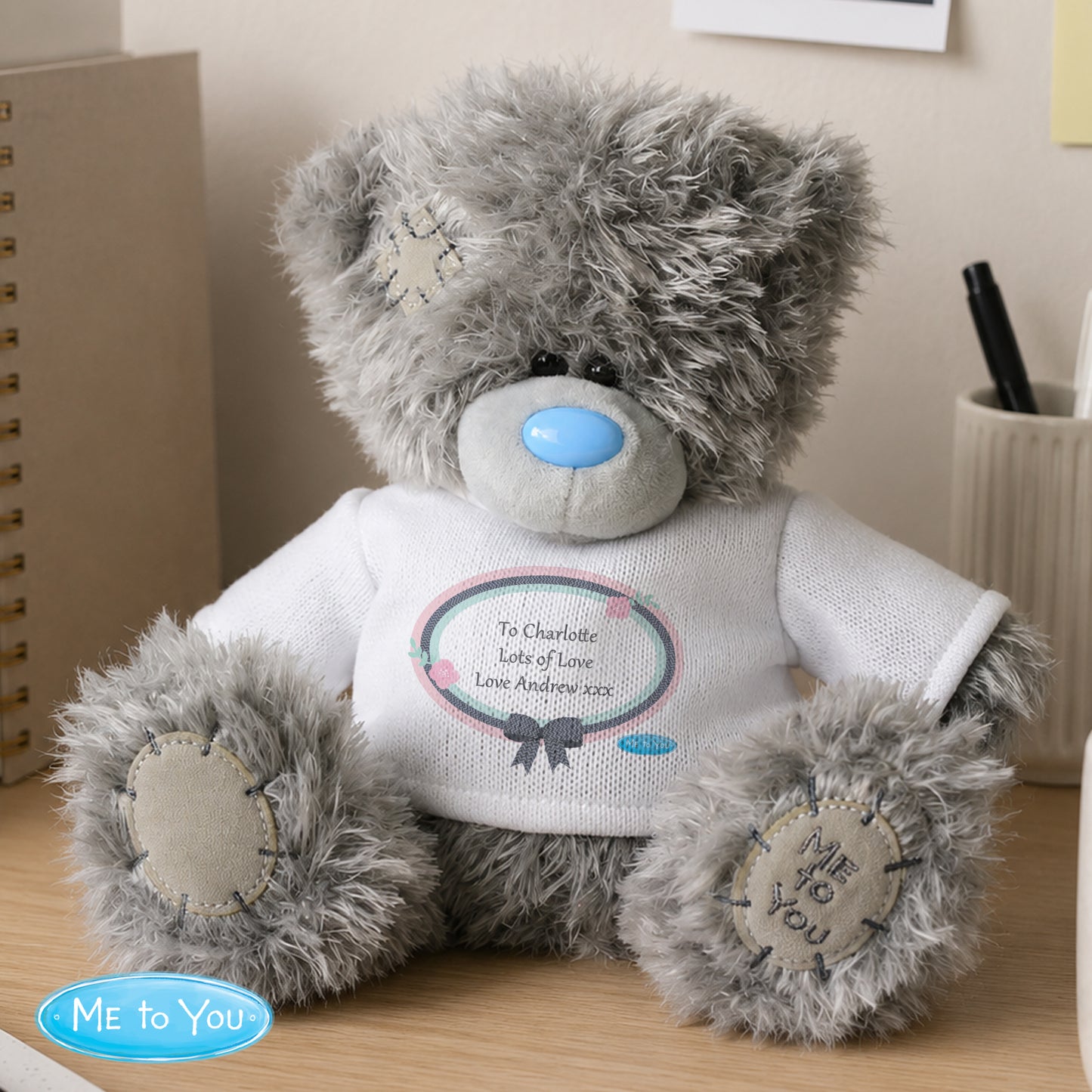 Personalised Me To You Bear Pastel Polka Dot