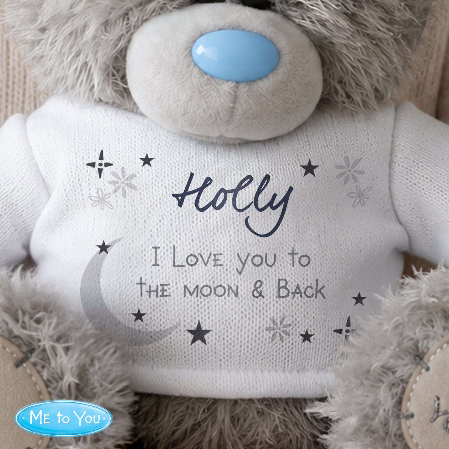 Personalised Moon & Stars Me To You Bear