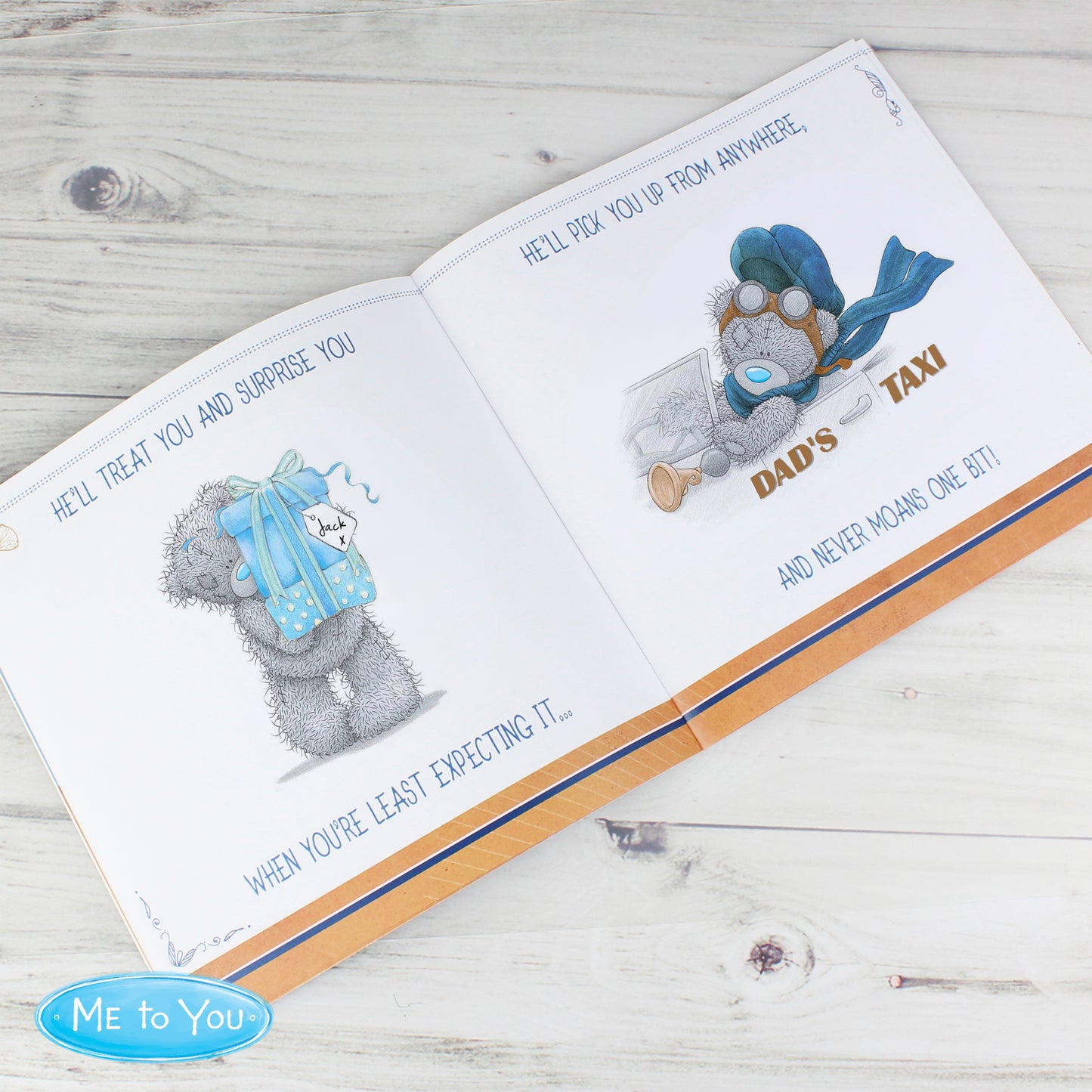 Personalised Me to You For Him Super Hero Poem Book