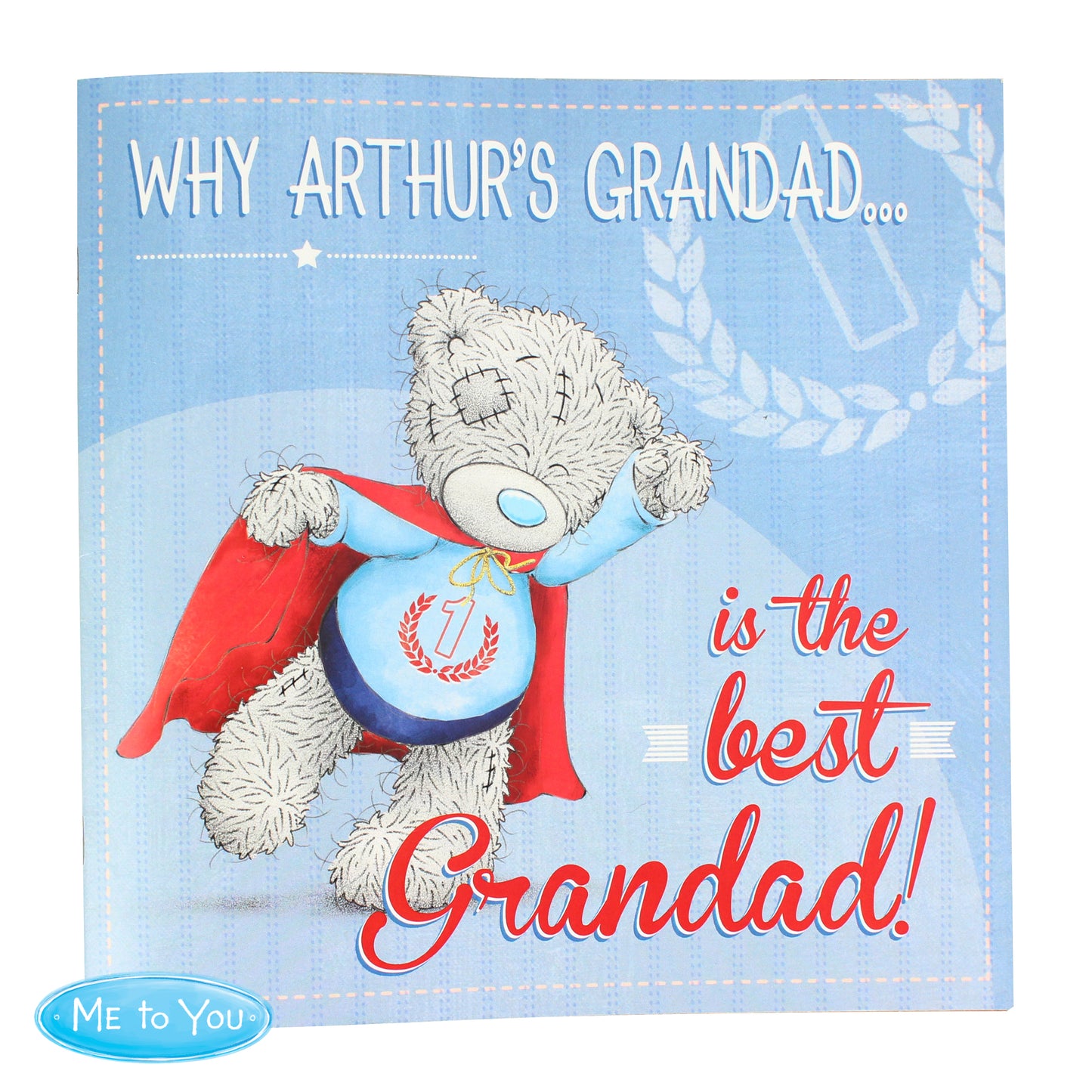 Personalised Me to You For Him Super Hero Poem Book