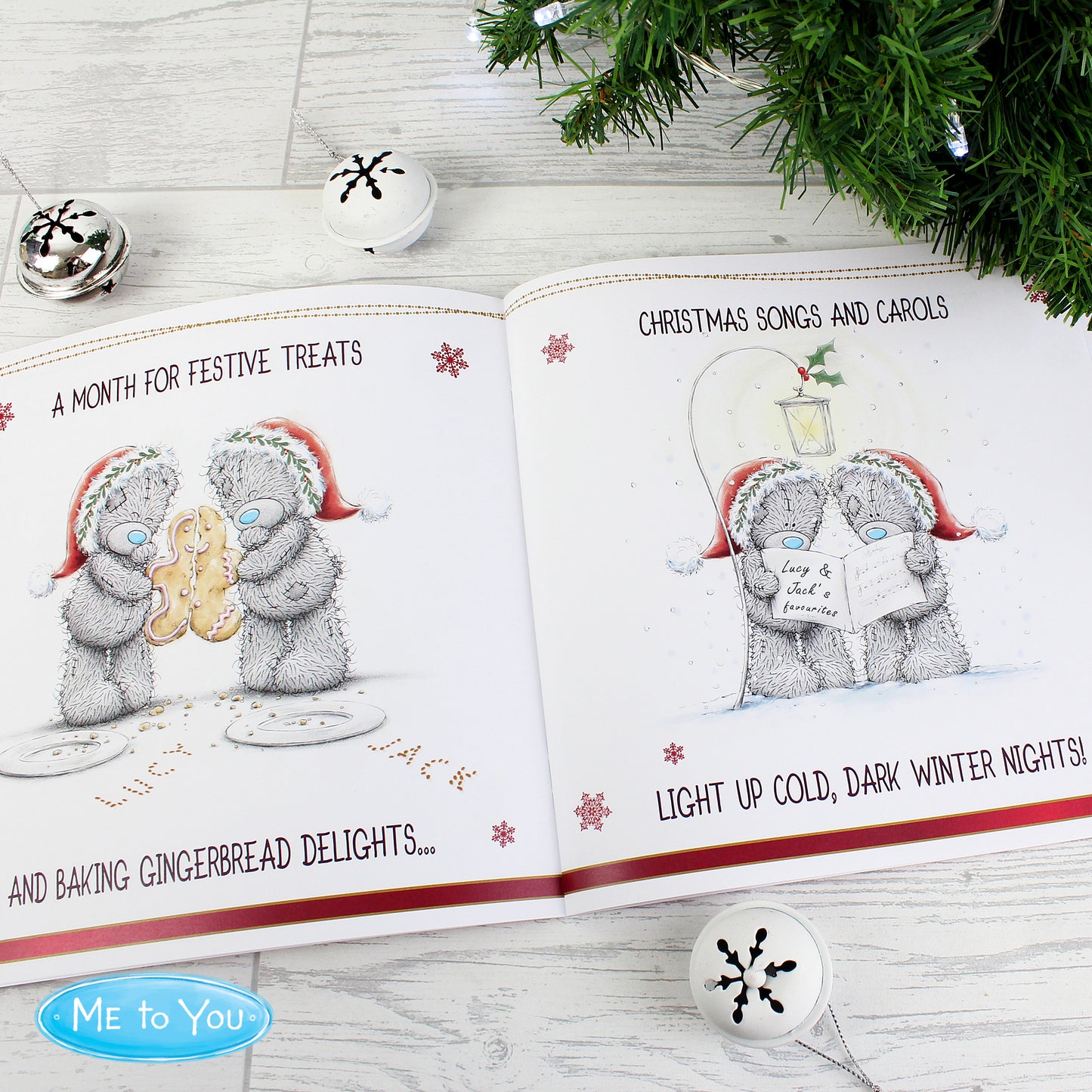 Personalised Me to You The One I Love at Christmas Poem Book