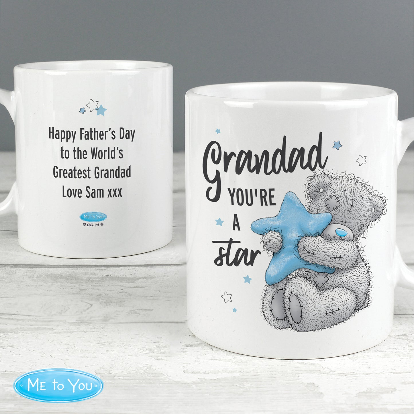 Personalised Me To You Grandad You're A Star Mug