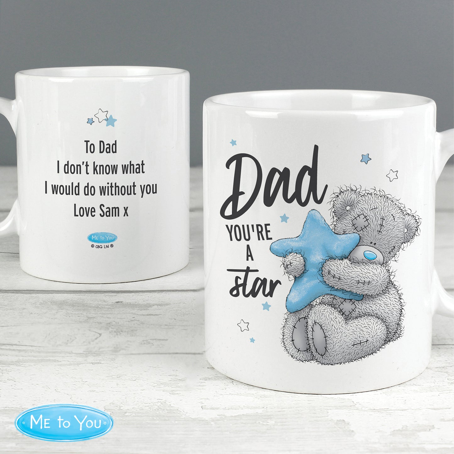 Personalised Me To You Dad You're A Star Mug