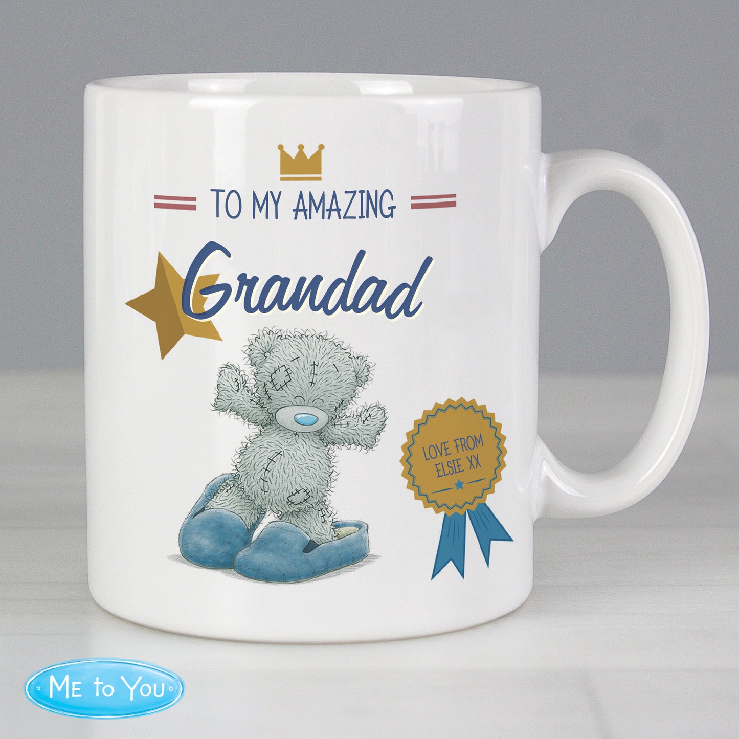 Personalised Me to You Slippers Mug