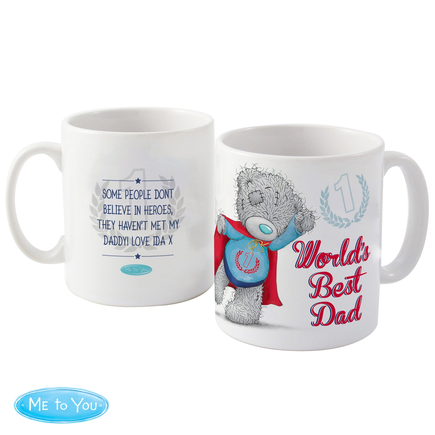 Personalised Me To You Super Hero Mug