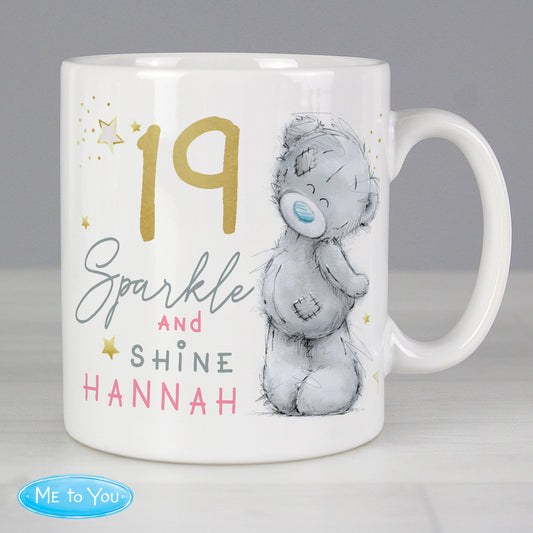 Personalised Me To You Sparkle & Shine Birthday Mug
