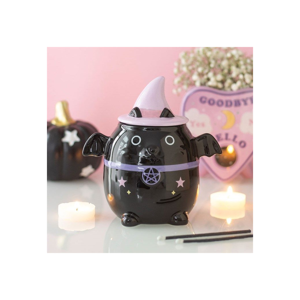 Pastel Bat Cat Oil Burner