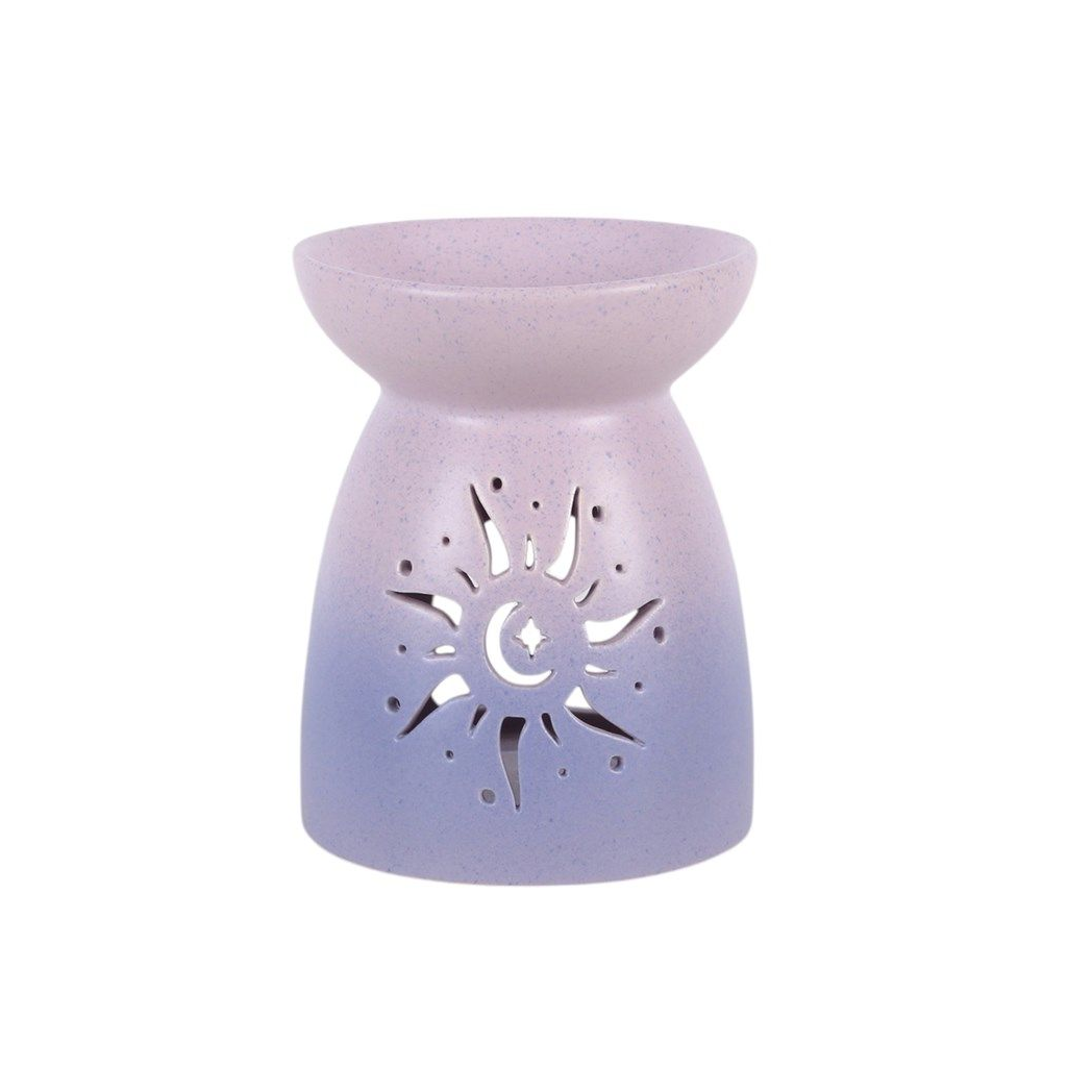 Purple Sun Cut Out Oil Burner