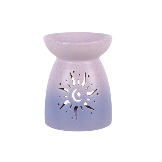 Purple Sun Cut Out Oil Burner