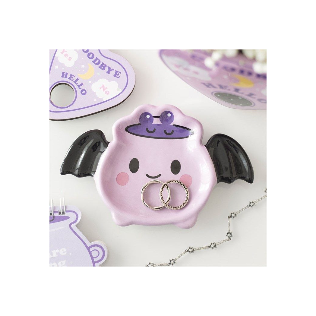 Pastel Batbrew Cauldron Trinket Dish