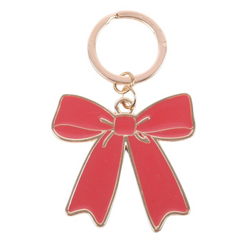 Red Bow Keyring