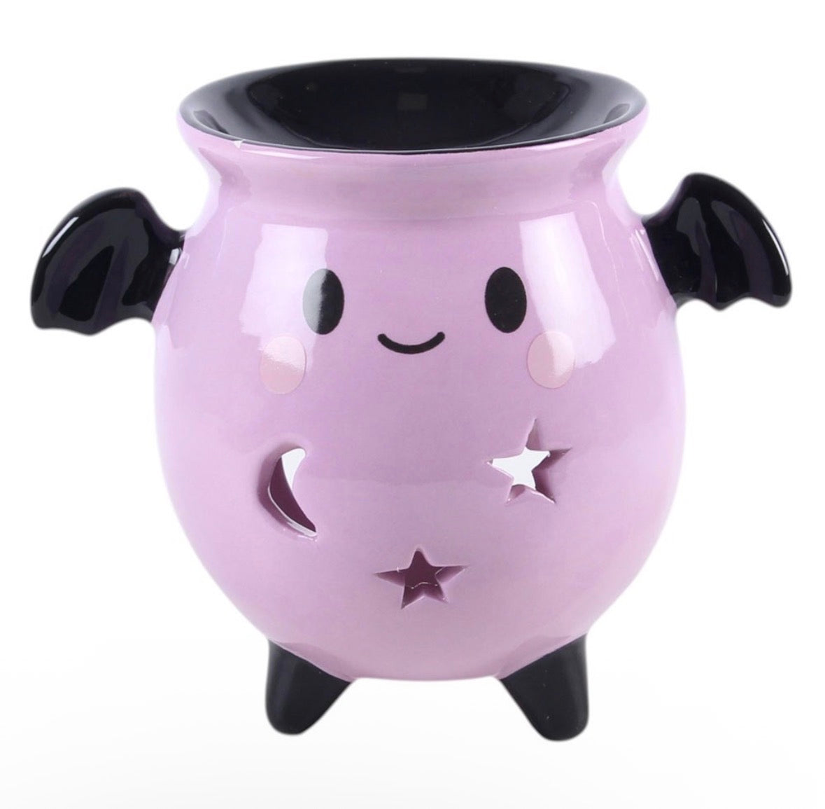 Pastel Bat Brew Cauldron Oil Burner