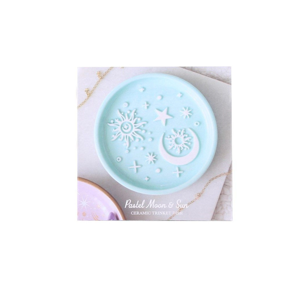 Blue Moon and Sun Trinket Dish