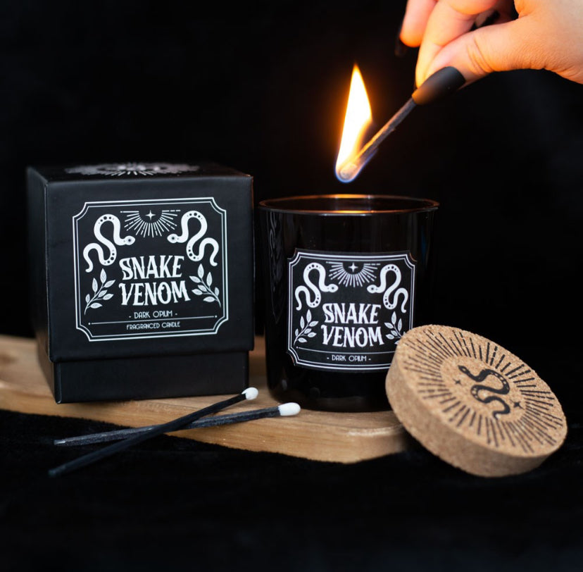 Snake Venom Dark Opium Candle