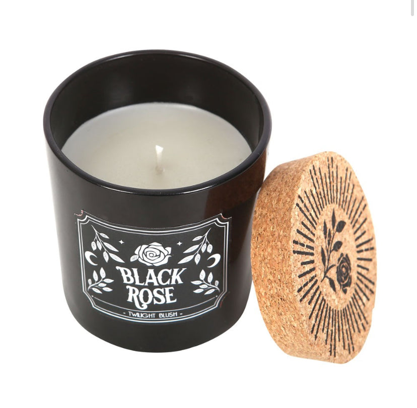 BLACK ROSE TWILIGHT BLUSH CANDLE