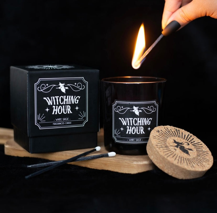 WITCHING HOUR WHITE SAGE CANDLE