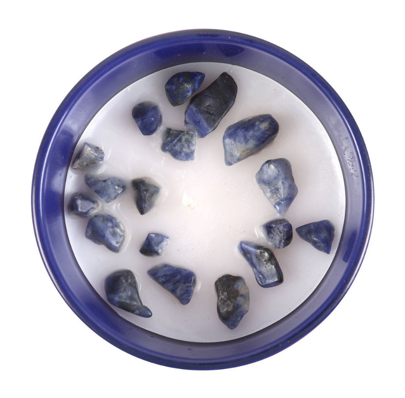 Taurus Amber & Vanilla Gemstone Zodiac Candle