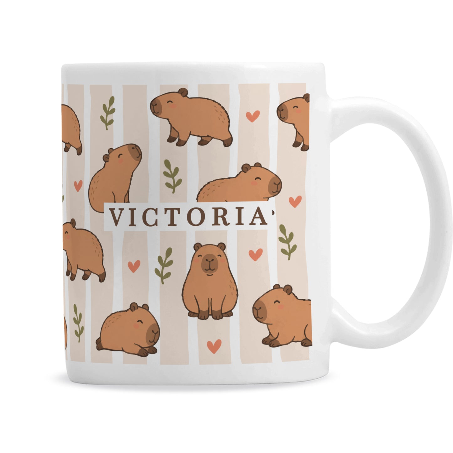 Personalised Capybara mug