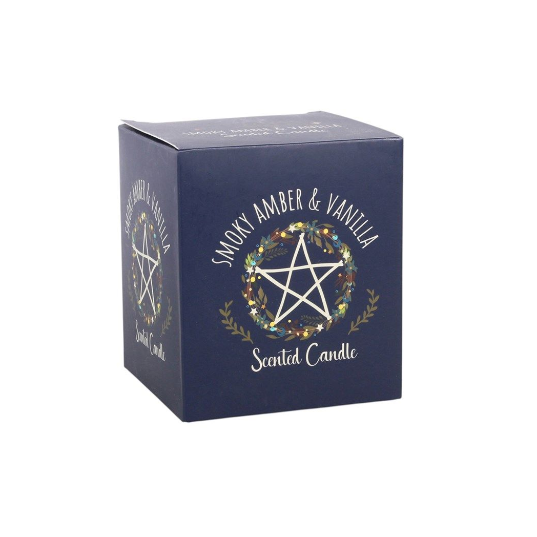 Solstice Wreath Smoky Amber & Vanilla Candle