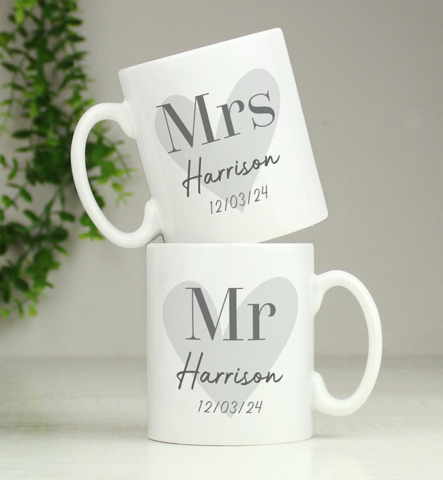 Personalised Couples Mug Set