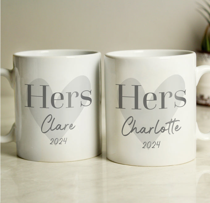 Personalised Couples Mug Set