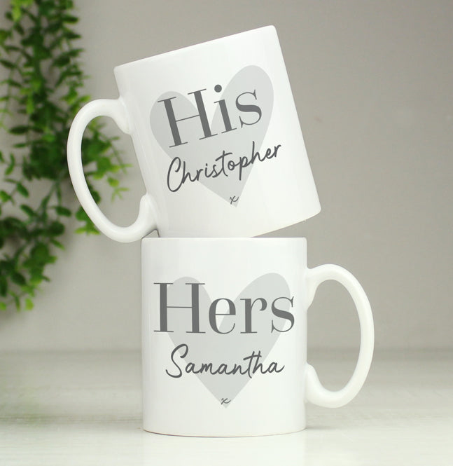 Personalised Couples Mug Set